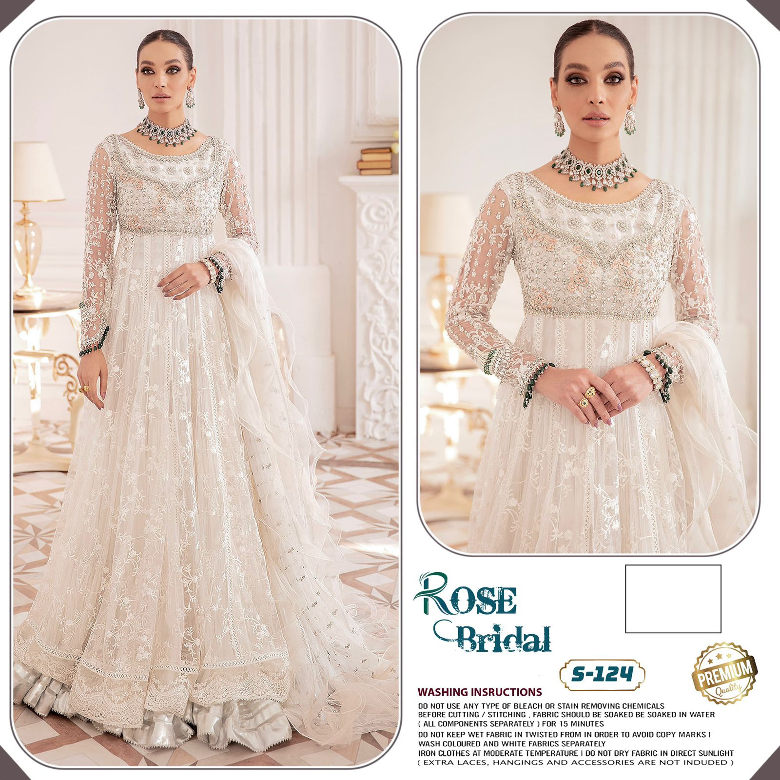 shanaya rose bridel s 124 gerogette catchy look salwar suit single