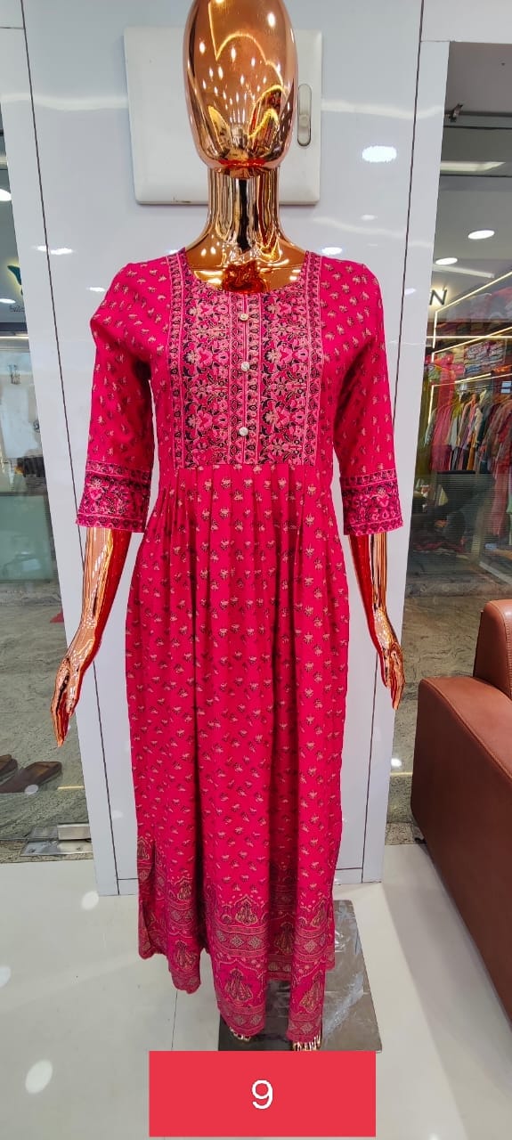 tunic house albeli viscose exclusive print kurti size set