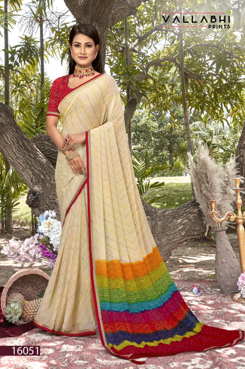 vallabhi print atrangi vol 3 Krochet Work Print exclusive print saree catalog