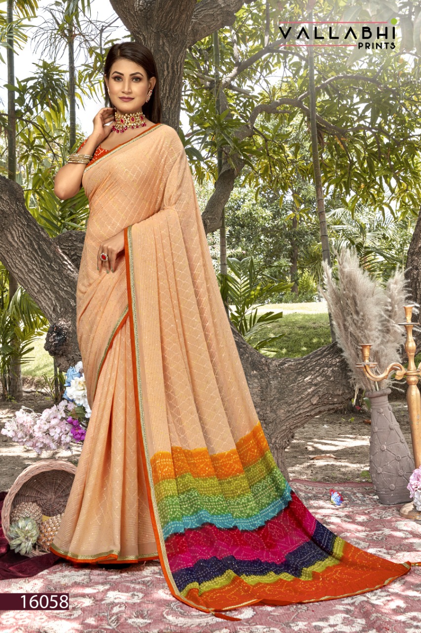 vallabhi print atrangi vol 3 Krochet Work Print exclusive print saree catalog