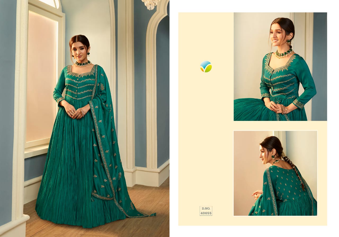 vinay fashion Tumbaa tamanna georgette festive look kurti  with dupatta catalog