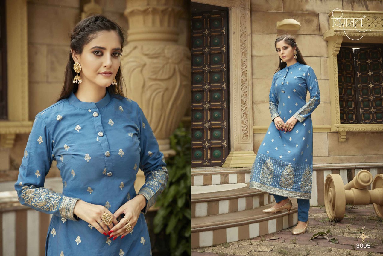 virasat royal viscose gorgeous look kurti catalog