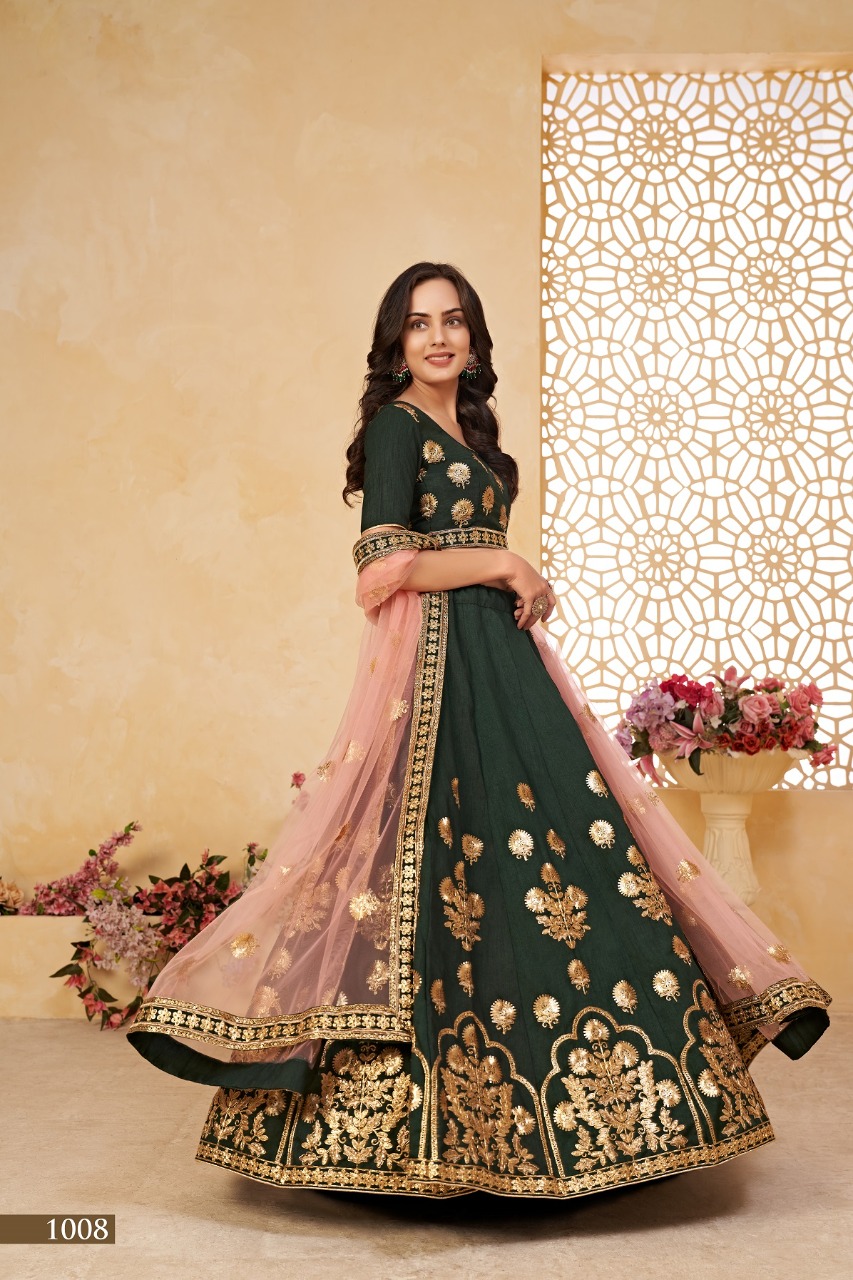 aawiya official agnilekha vol 2 fine art silk gorgeous look lehngha catalog