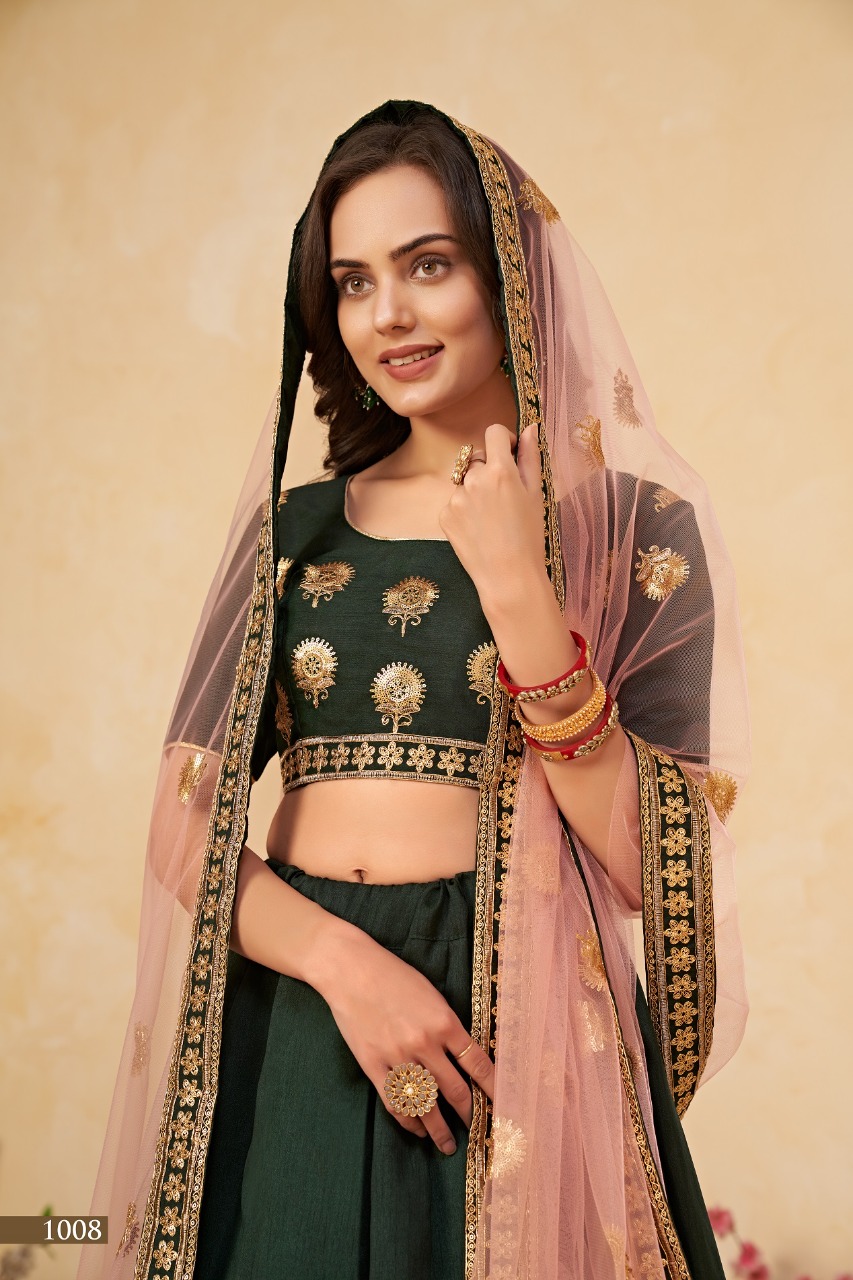 aawiya official agnilekha vol 2 fine art silk gorgeous look lehngha catalog