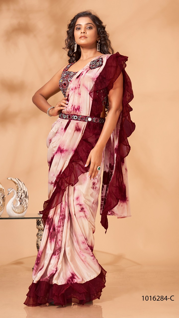 amoha trendz d no 1016284 georgette festiv look saree catalog