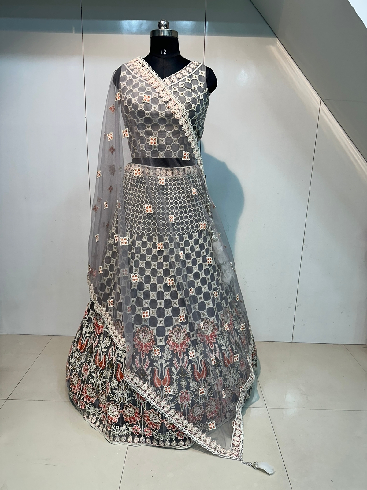 anantesh lifestyle crop top lehenga vol 2 d no 2003 net innovative look lehngha single