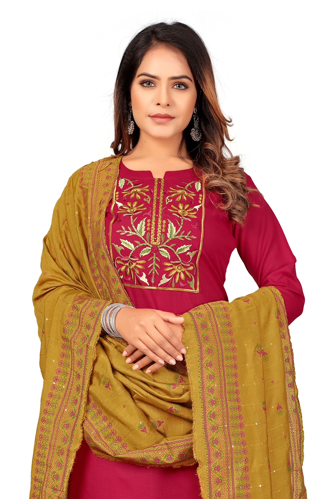 channel 9 SKU 1049SD To 1051SD cotton elegant look kurti dupatta with bottom size set