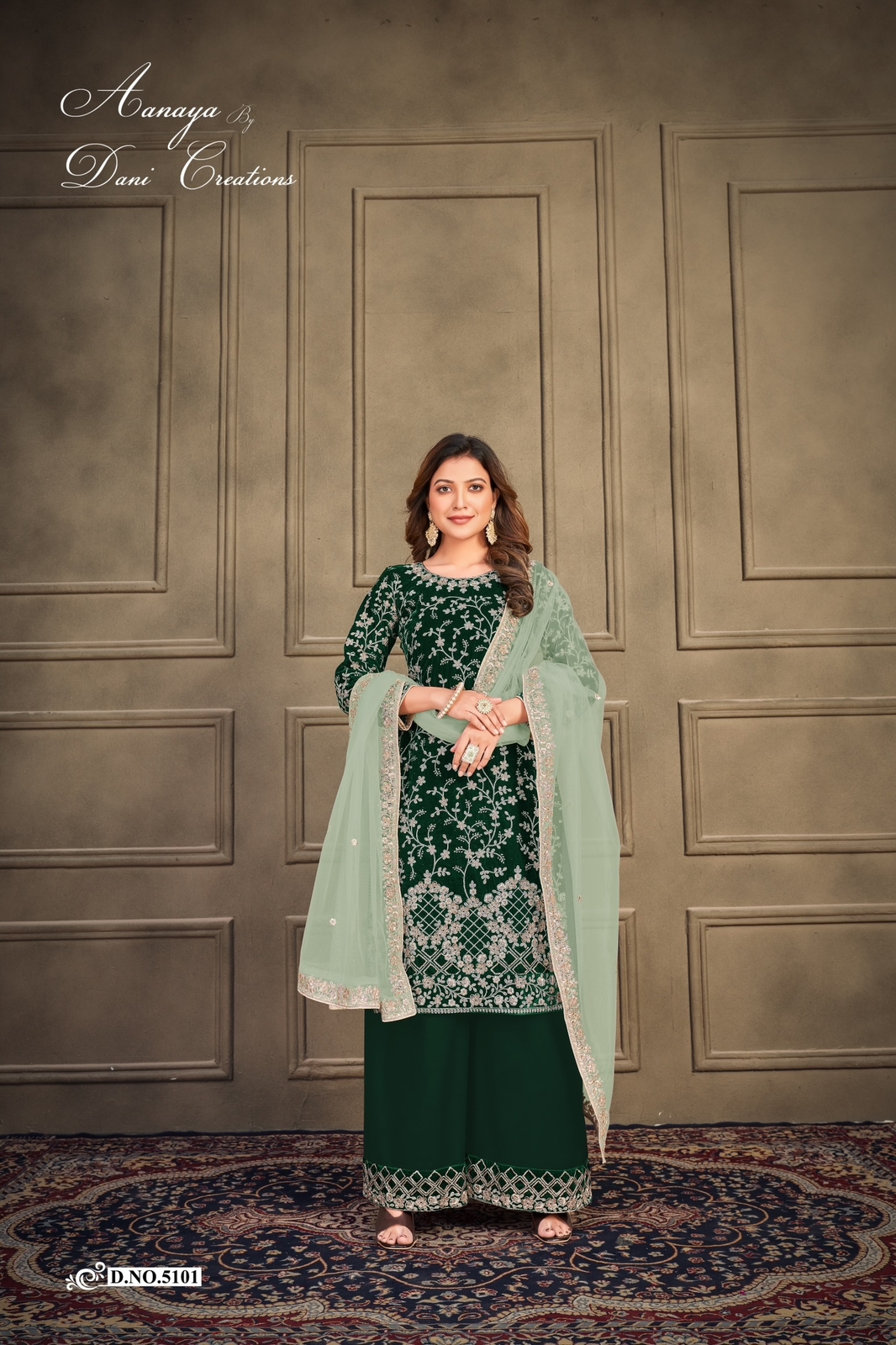 dani aanaya 5100 serice vol 151 velvet attractive look salwr suit catalog