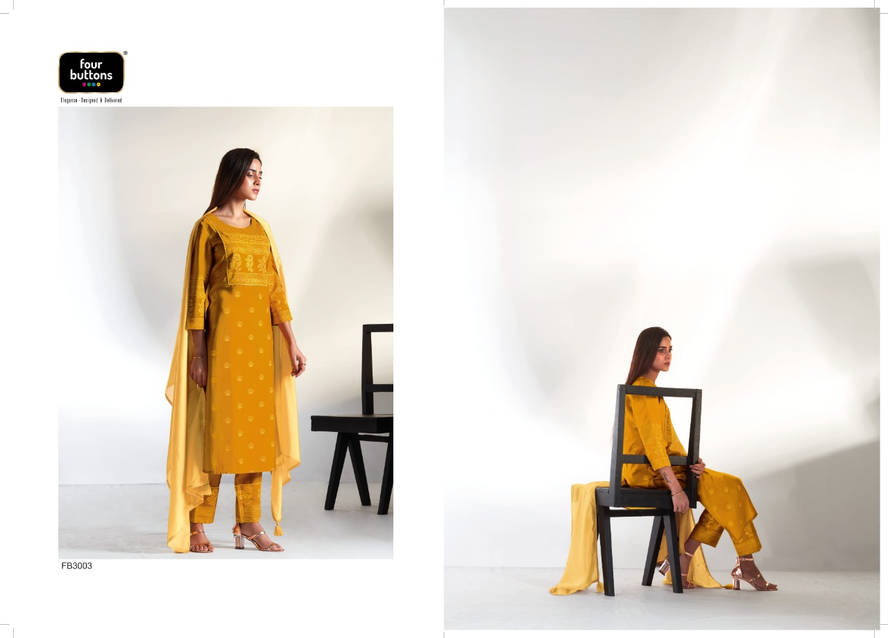 four buttons meher 2 viscose attractive top bottom with dupatta catalog