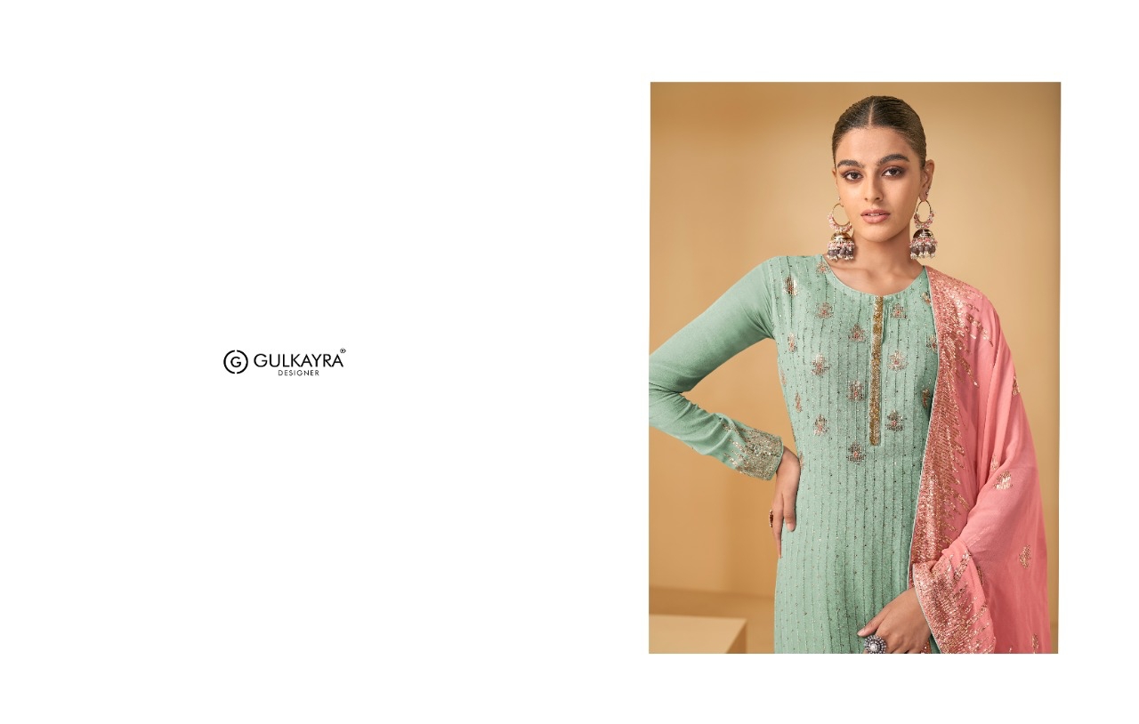 gulkayra designer jhilmil georgette graceful look salwar suit catalog