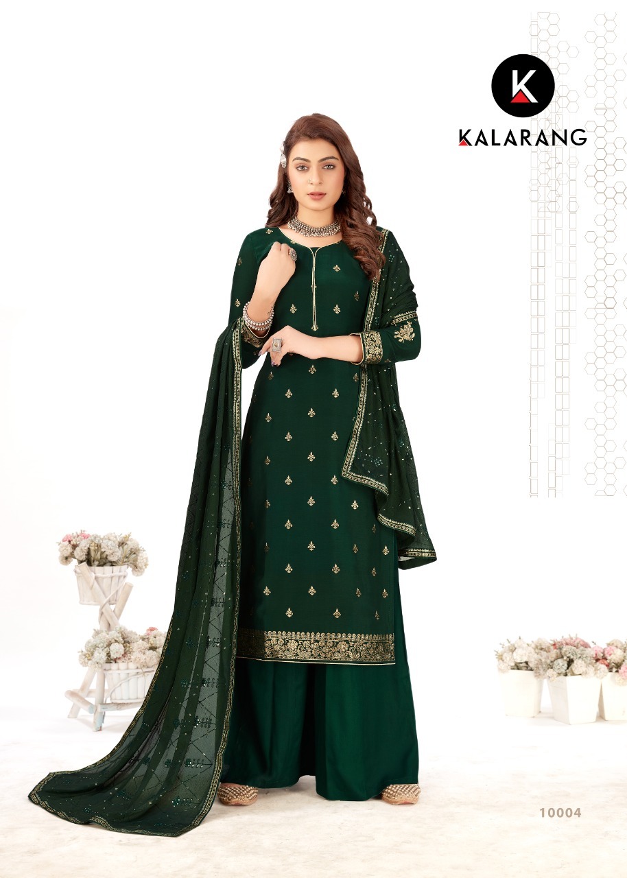 kalarang  palvi muslin dola elegant salwar suit catalog