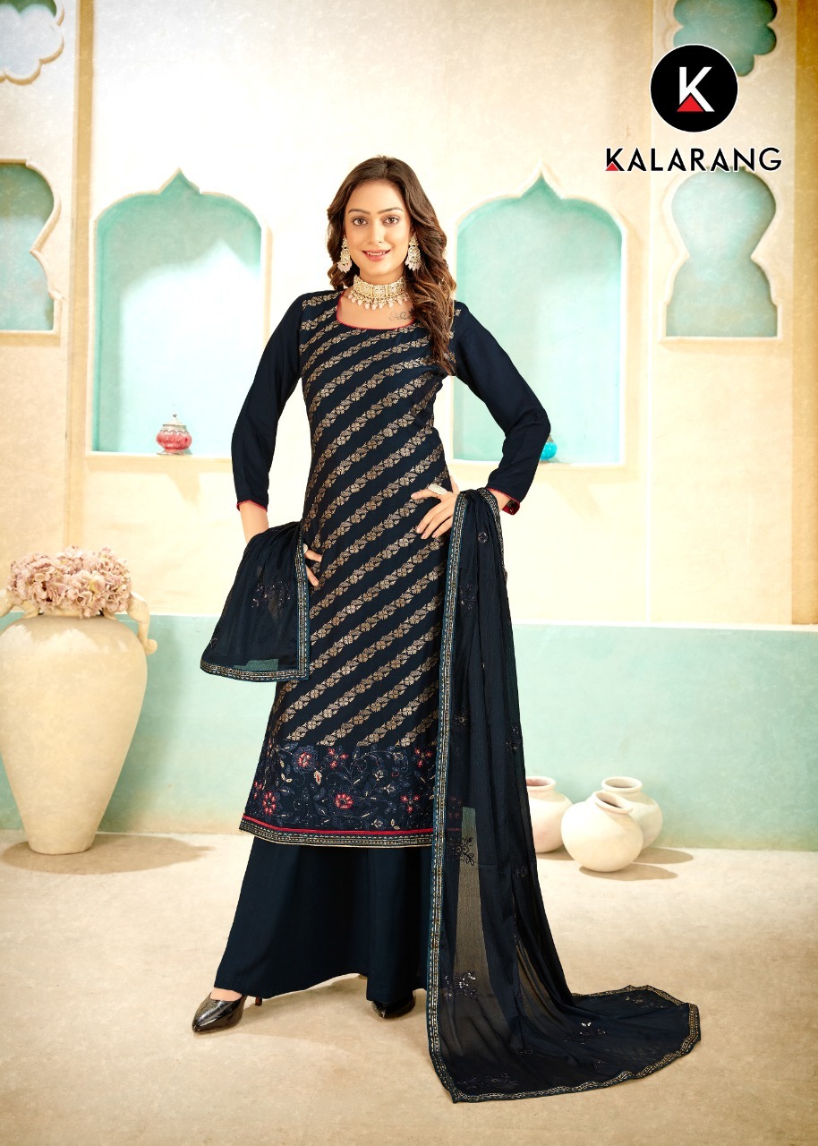 kalarang maahi muslin decent look salwar suit catalog