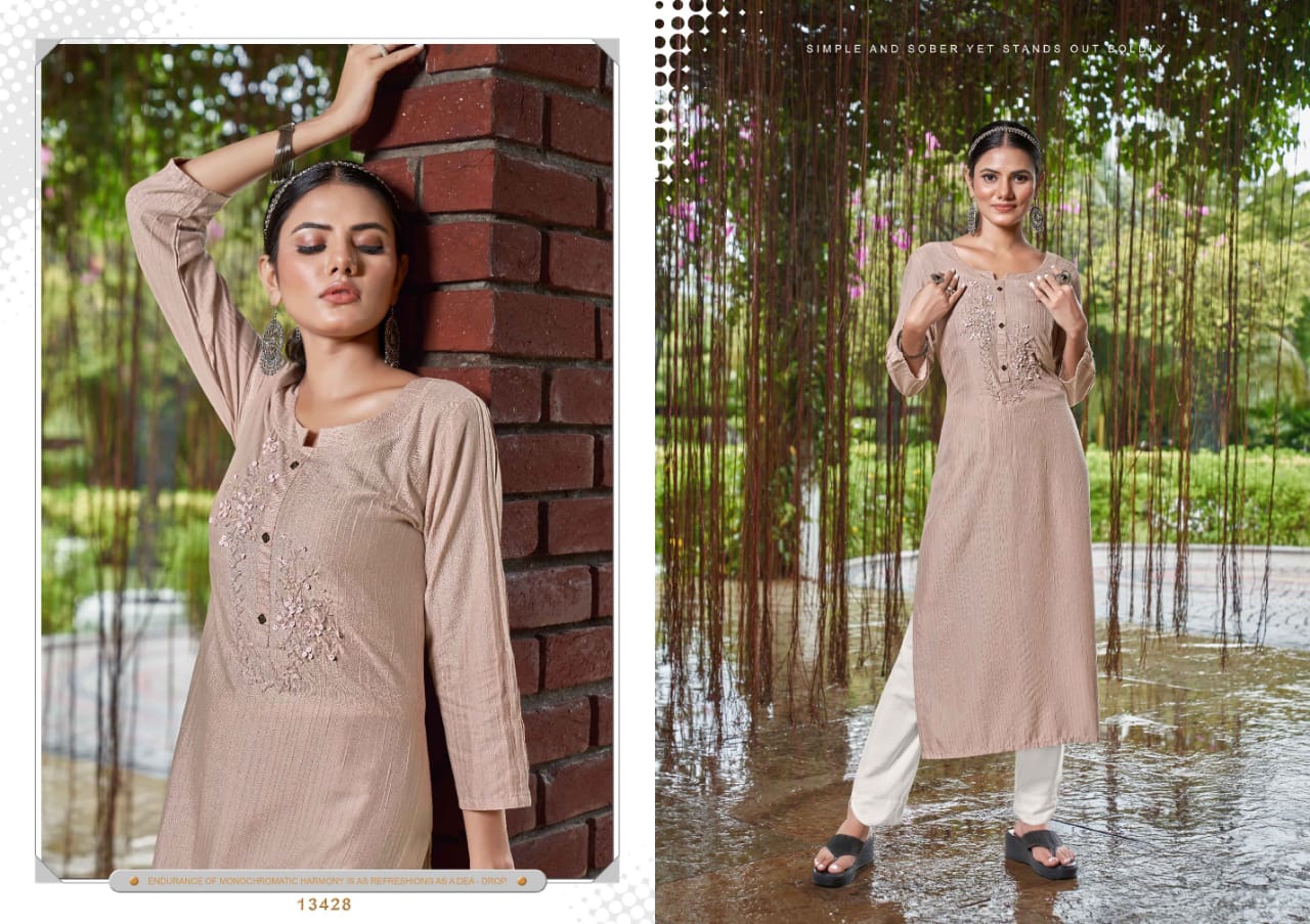 kalaroop by kajree Crush rayon  attractive look kurti catalog