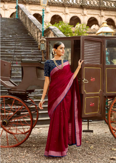 lt fashion ananta linen graceful look saree catalog