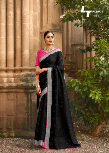 lt fashion ananta linen graceful look saree catalog