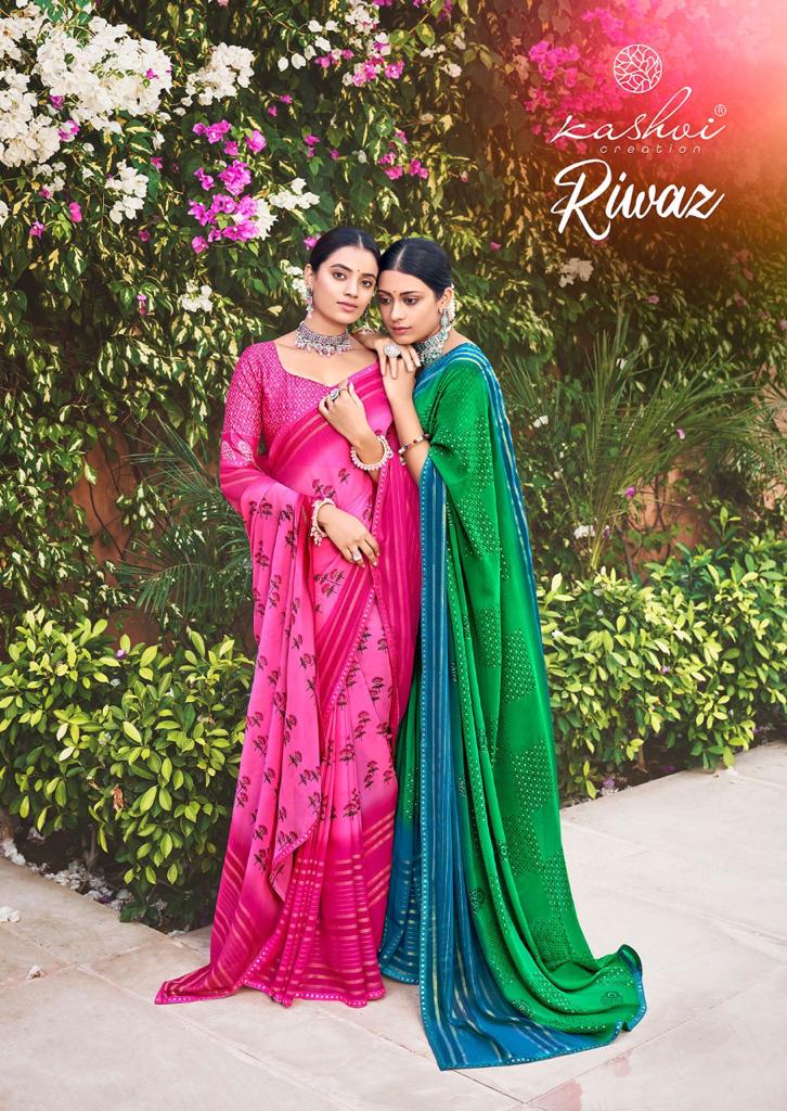 lt fashion riwaz weightless decent print saree catalog