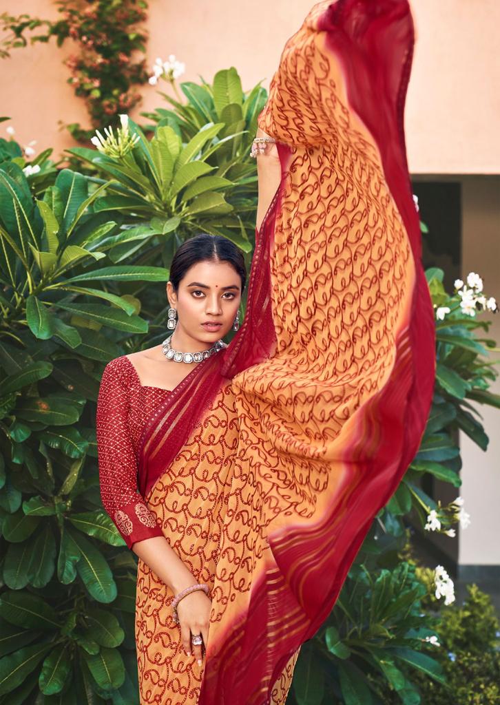 lt fashion riwaz weightless decent print saree catalog