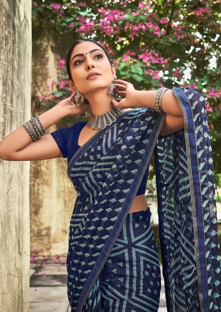 lt fashion sakhi chiffon gorgeous look saree catalog