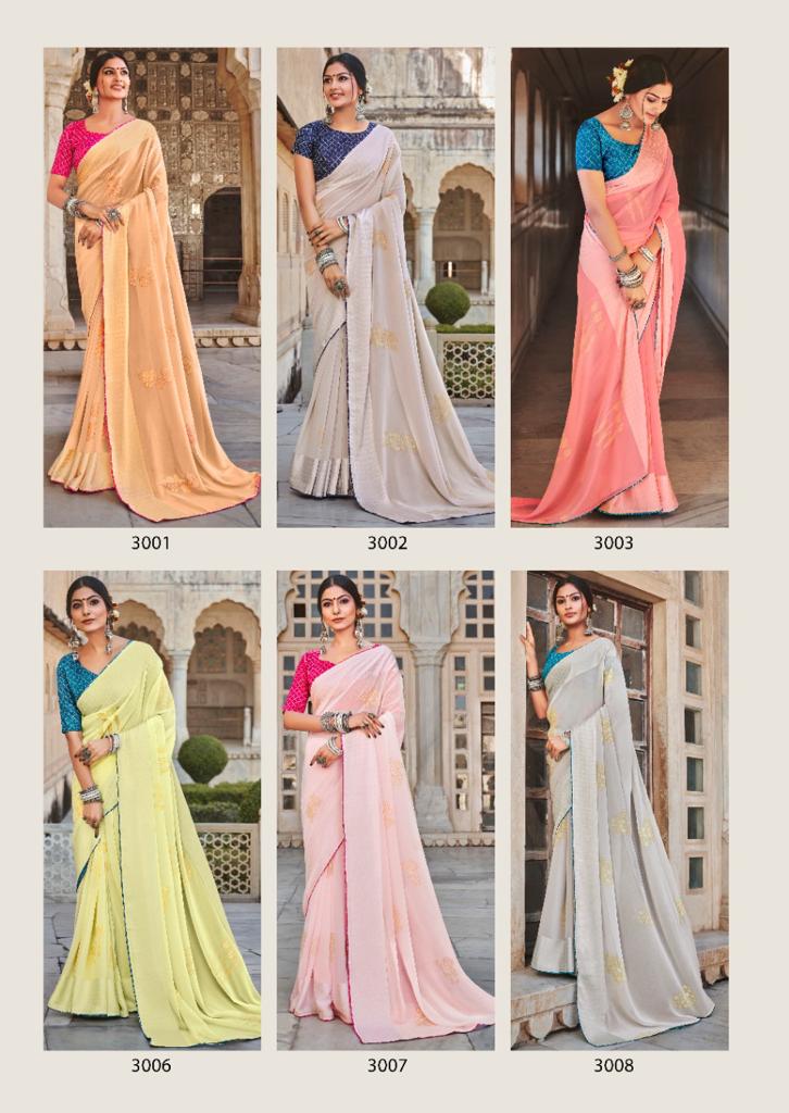 lt kashvi creation devika georgette new and modern style saree catalog