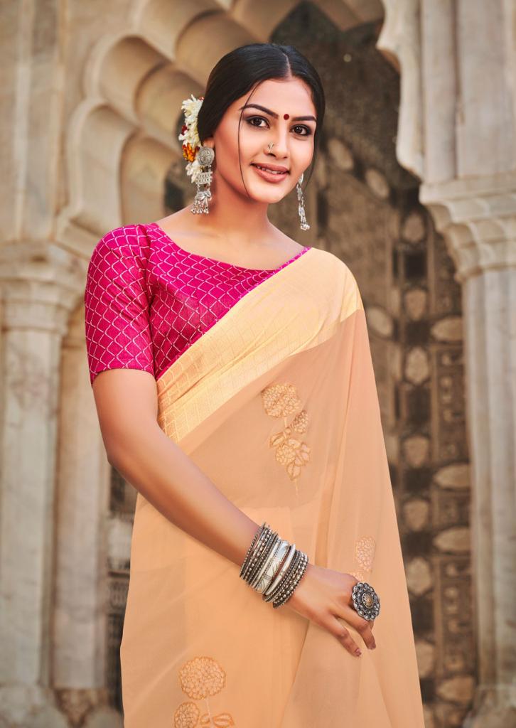 lt kashvi creation devika georgette new and modern style saree catalog