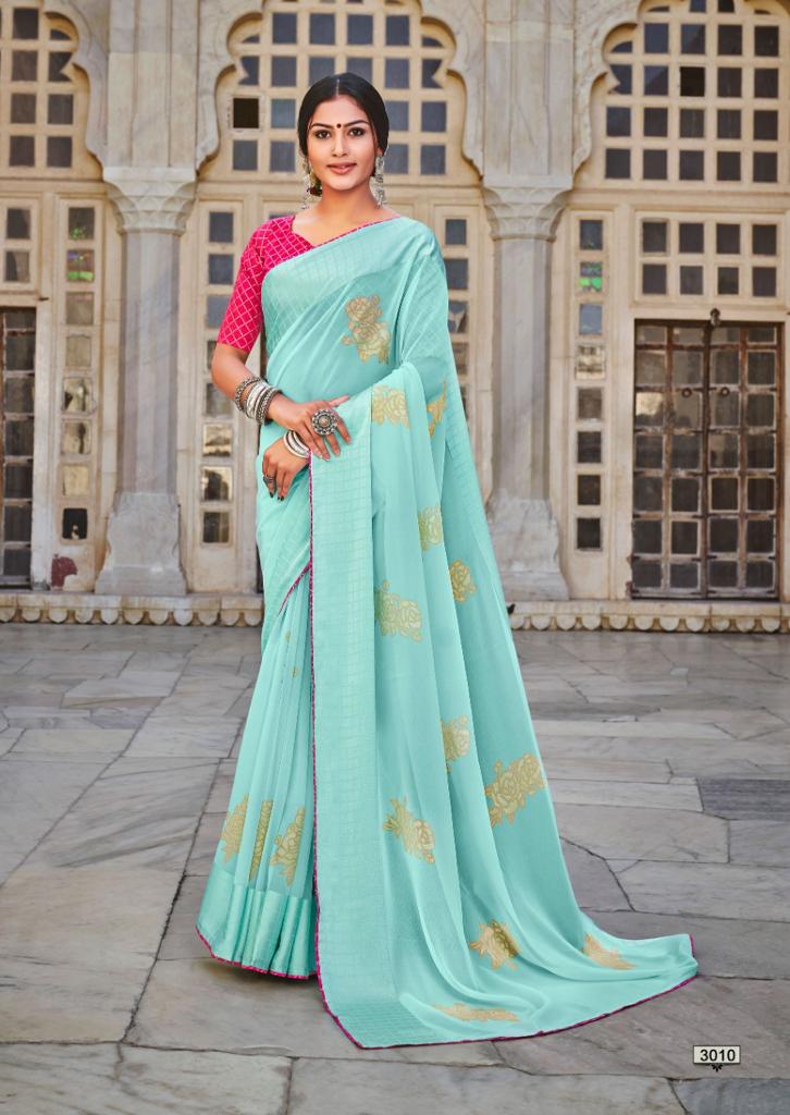 lt kashvi creation devika georgette new and modern style saree catalog