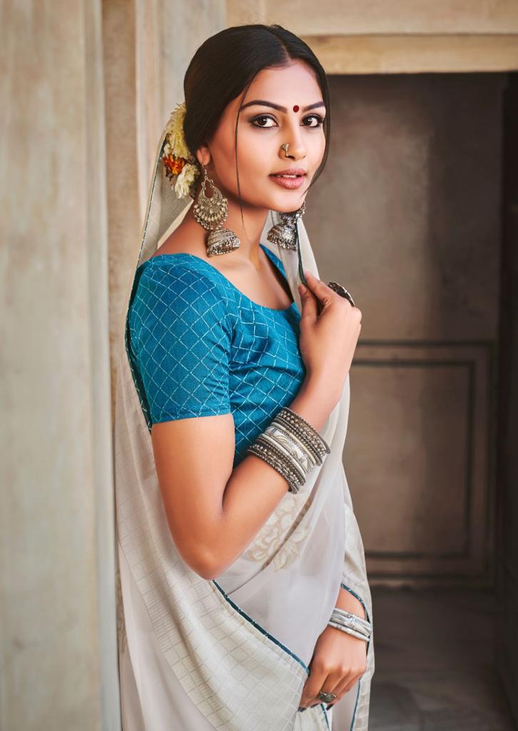 lt kashvi creation devika georgette new and modern style saree catalog