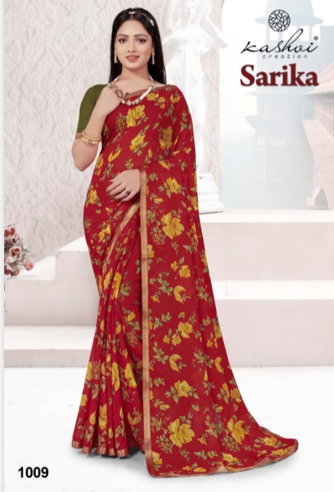 lt kashvi creation sarika micro elegant look saree catalog