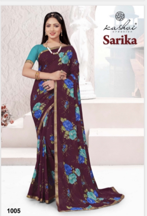 lt kashvi creation sarika micro elegant look saree catalog