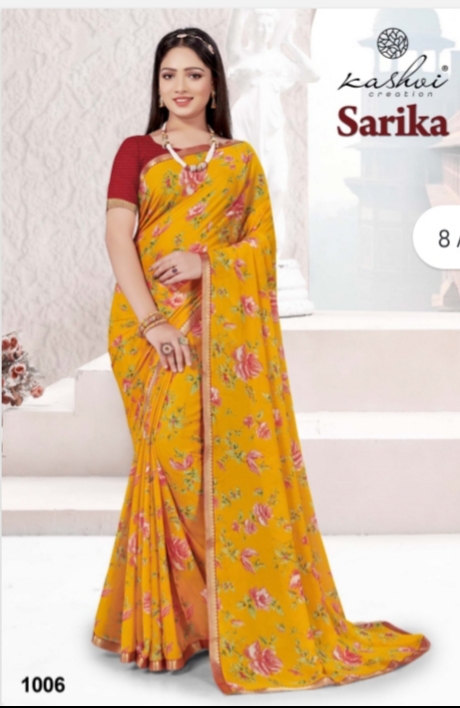 lt kashvi creation sarika micro elegant look saree catalog