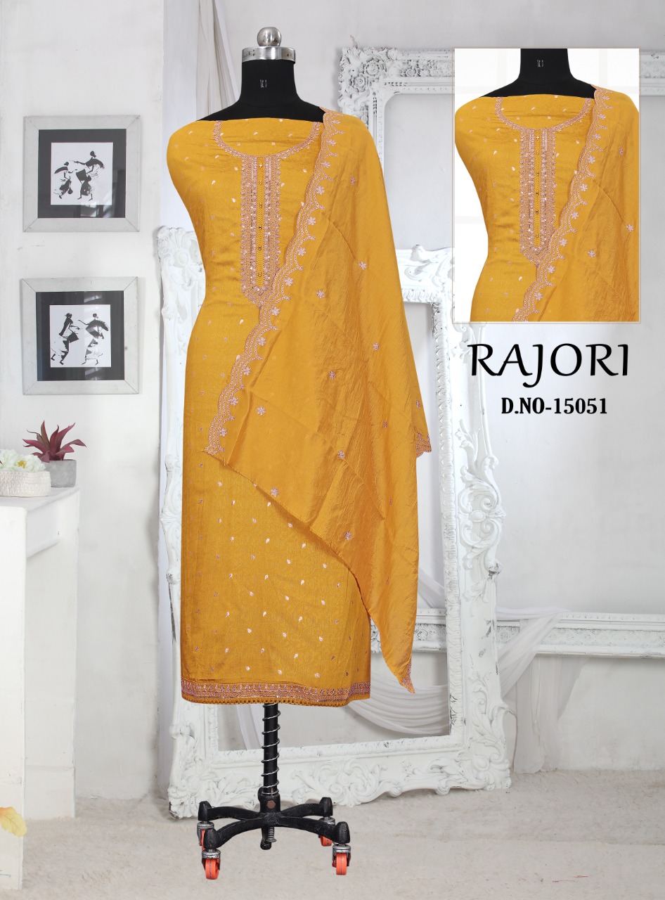 panch ratna rajori viscose regal look salwar suit catalog