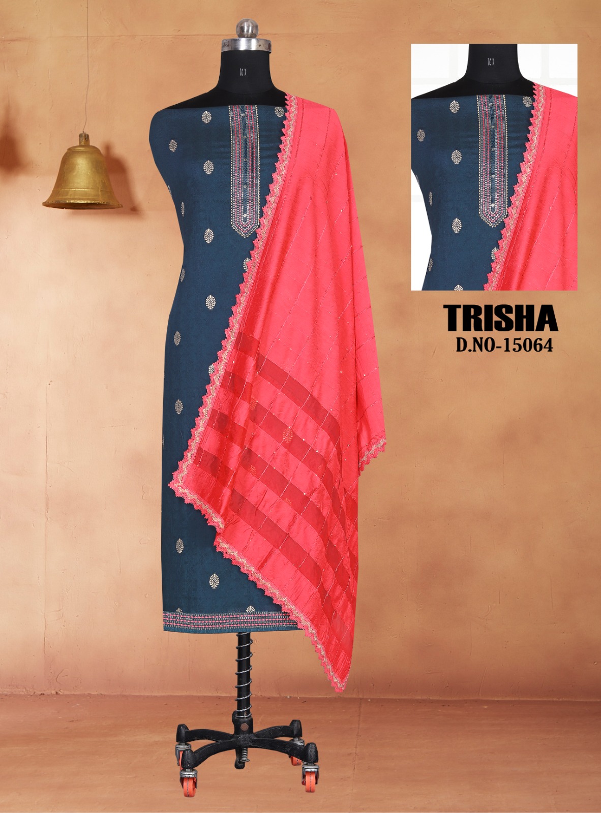 panch ratna trisha viscose gorgeous look salwar suit catalog