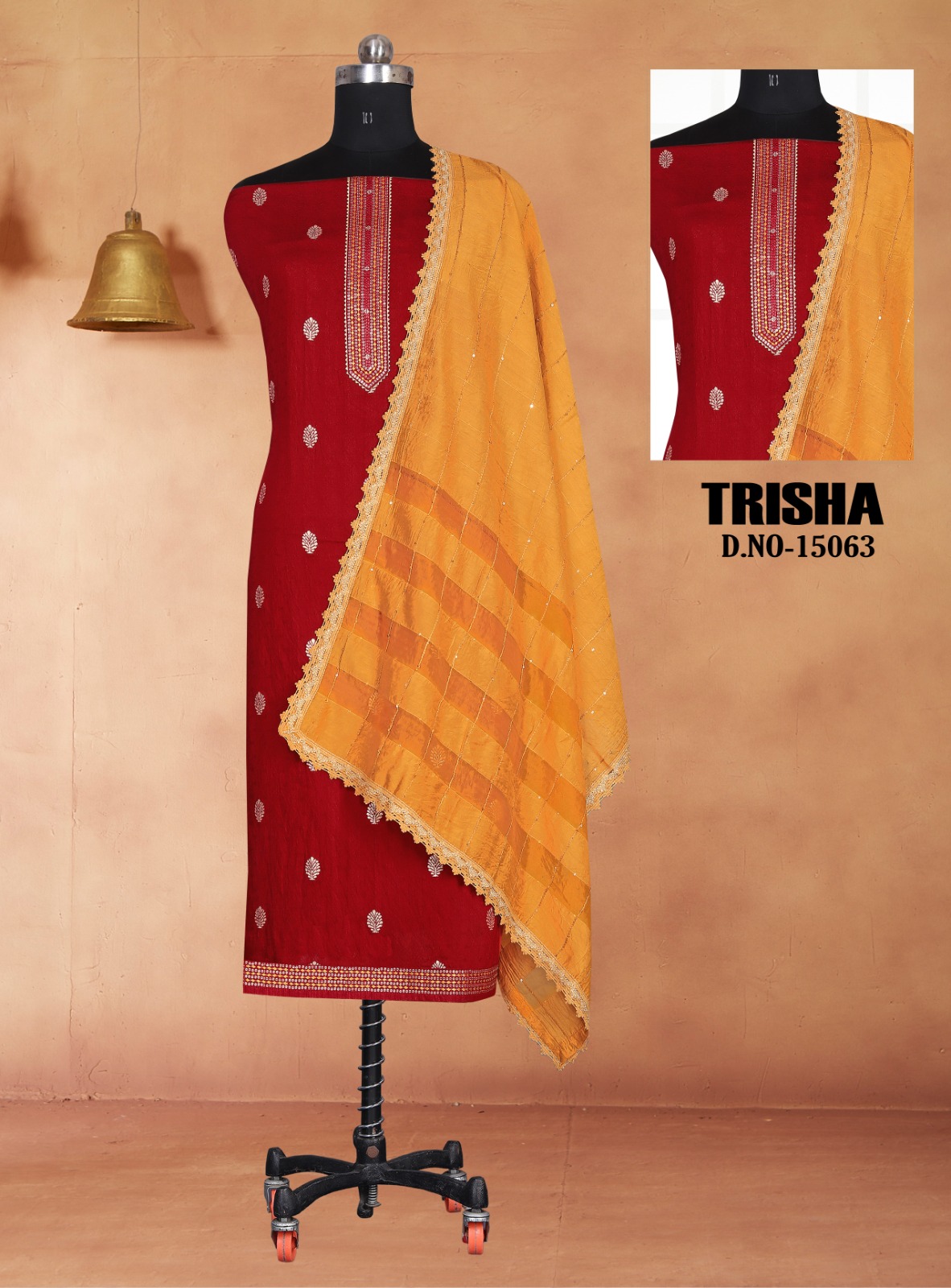 panch ratna trisha viscose gorgeous look salwar suit catalog