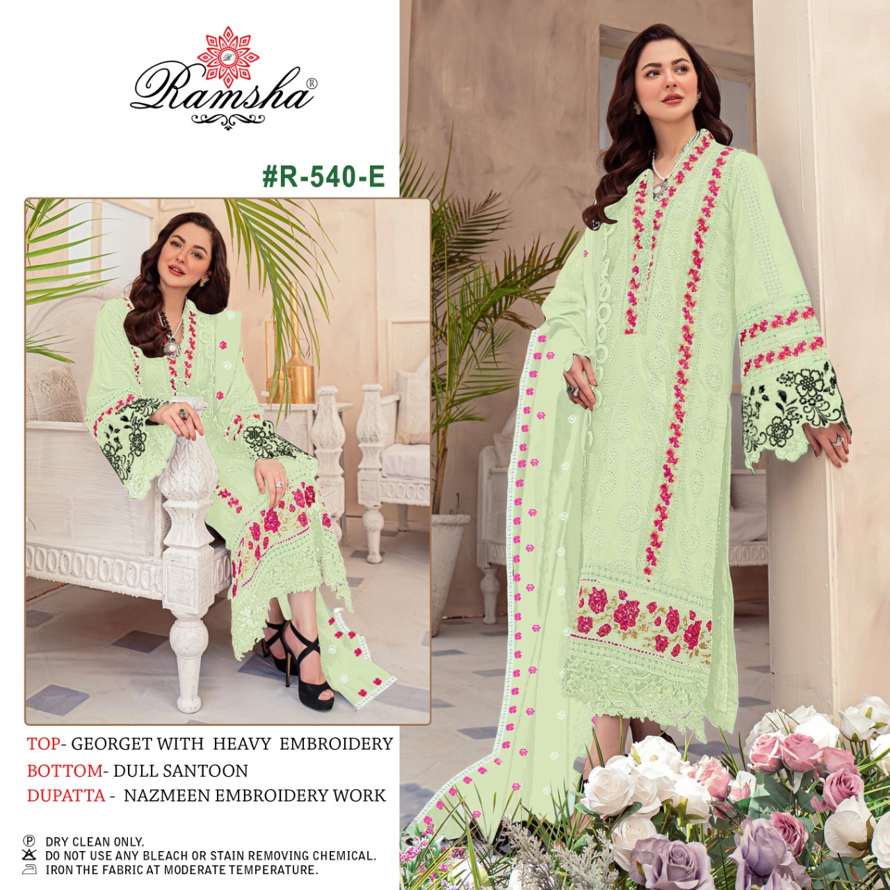 Ramsha Ramsha R-540 E Salwar Kameez Georgette Singles