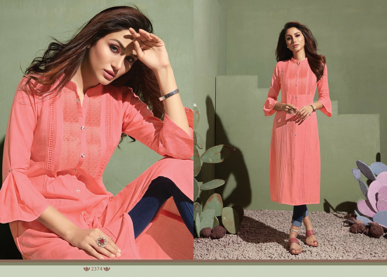 rangoon homerun rayon gorgeous look kurti catalog