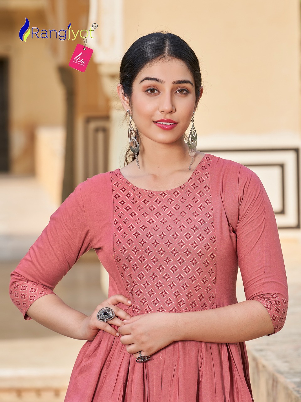 ranjjyot mihira rayon elegant kurti catalog