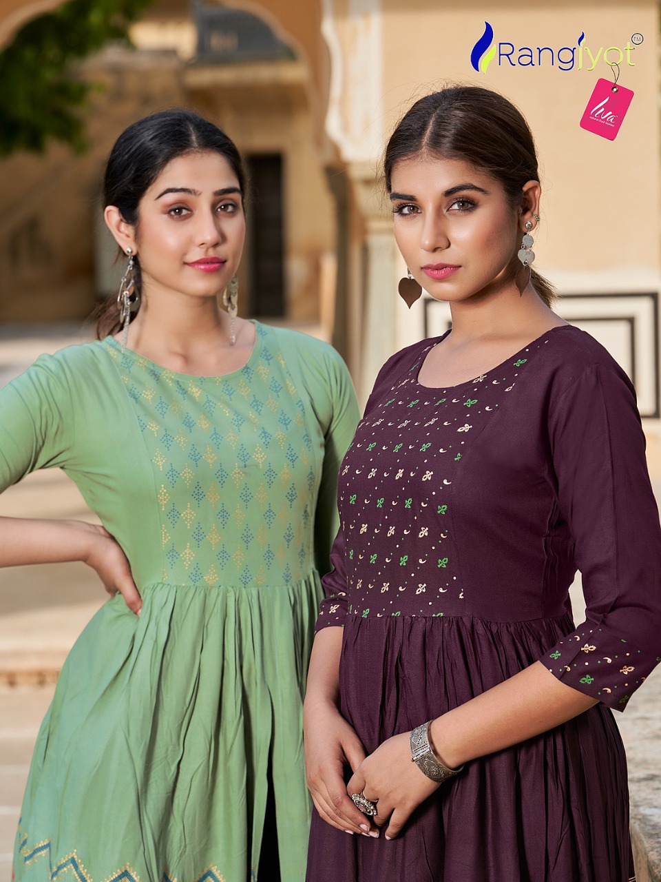 ranjjyot mihira rayon elegant kurti catalog