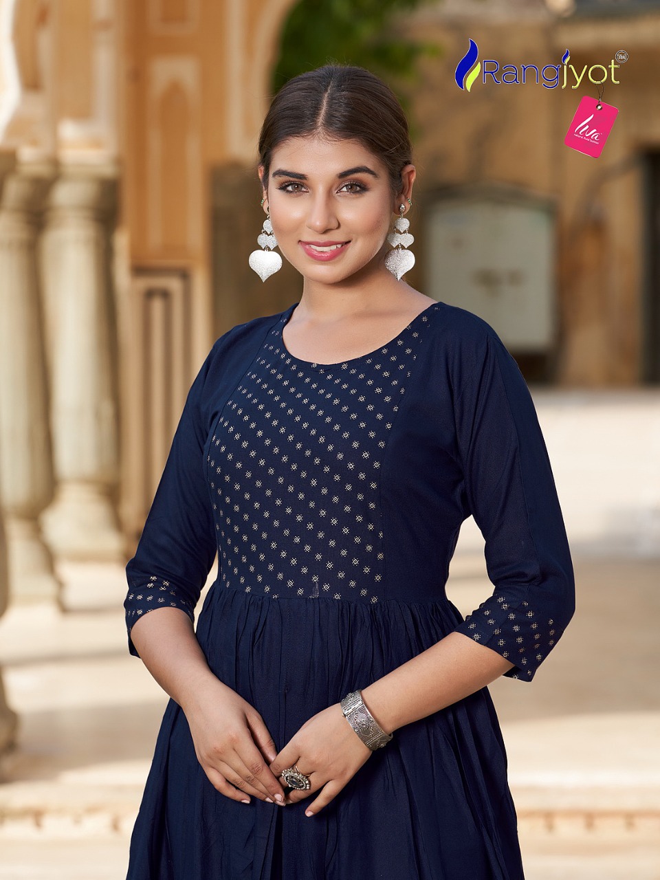 ranjjyot mihira rayon elegant kurti catalog