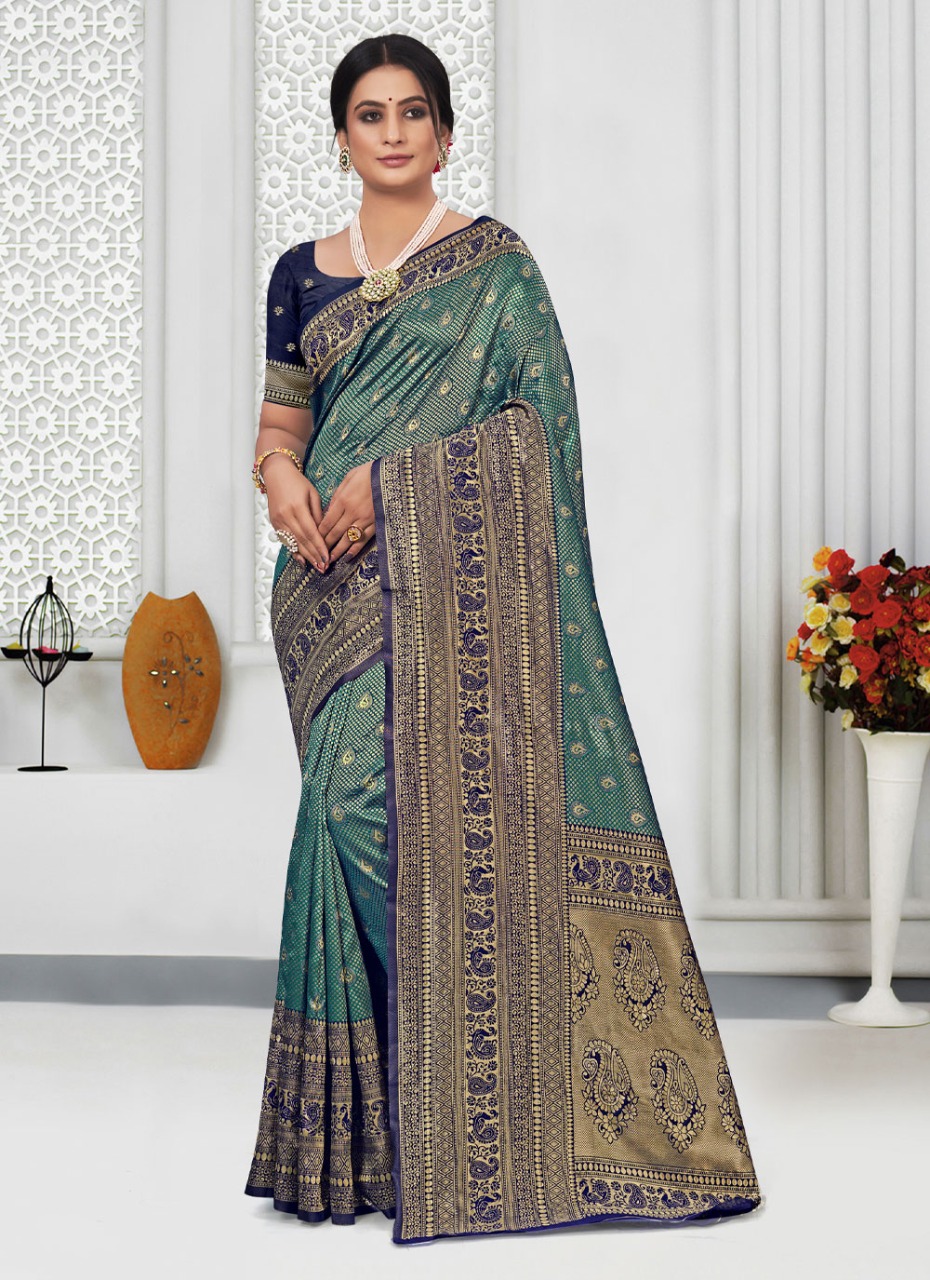 sangam print kamini silk silk festive look saree catalog