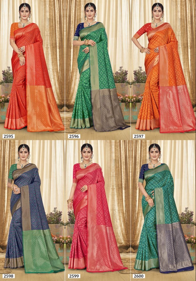 sangam print mangla silk festive look saree catalog