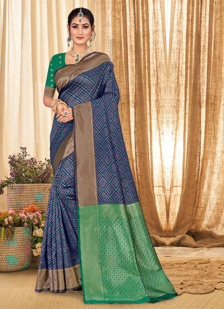 sangam print mangla silk festive look saree catalog