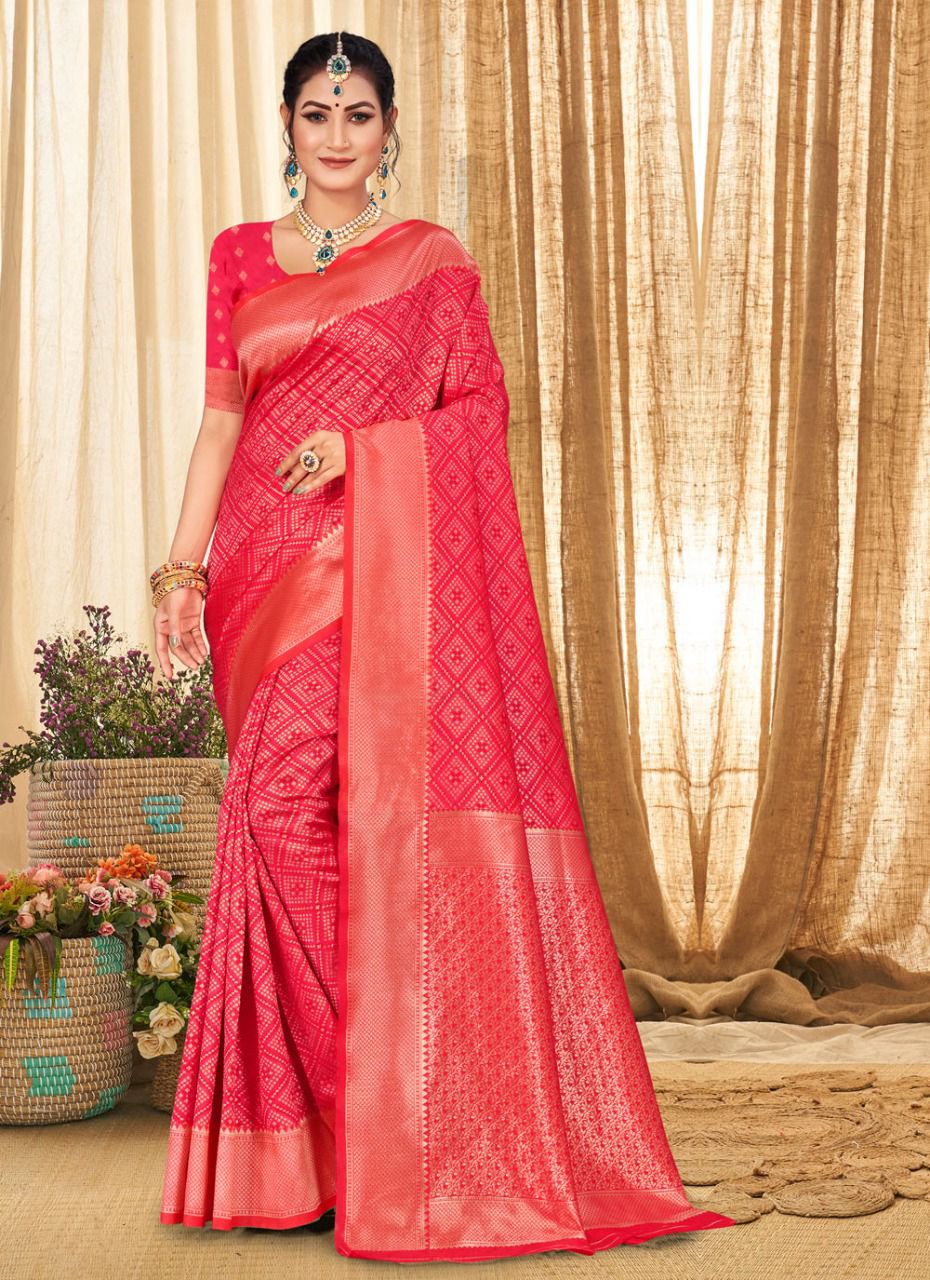 sangam print mangla silk festive look saree catalog