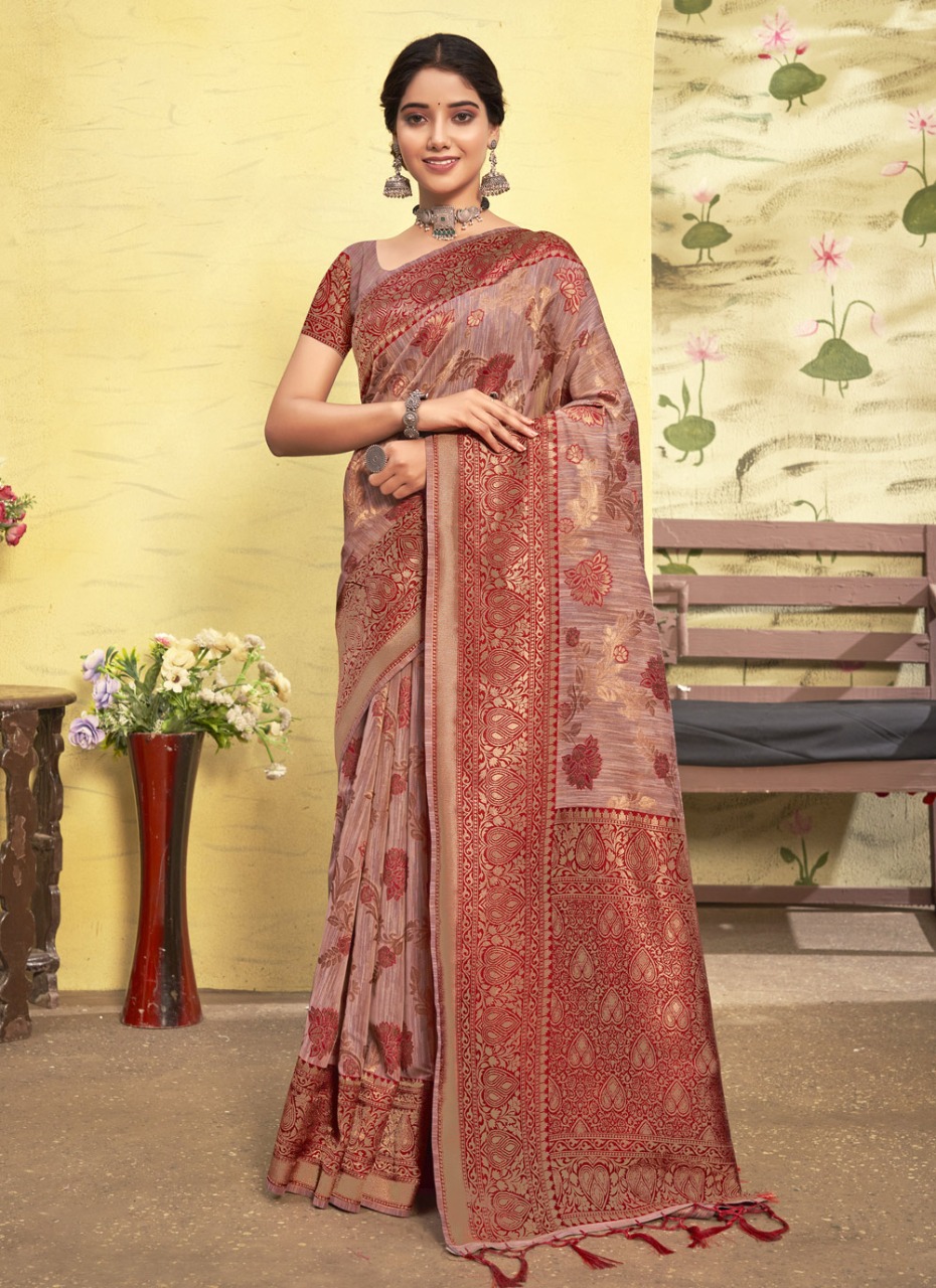 sangam print vasu pujya vol 4 cotton regal look saree catlog