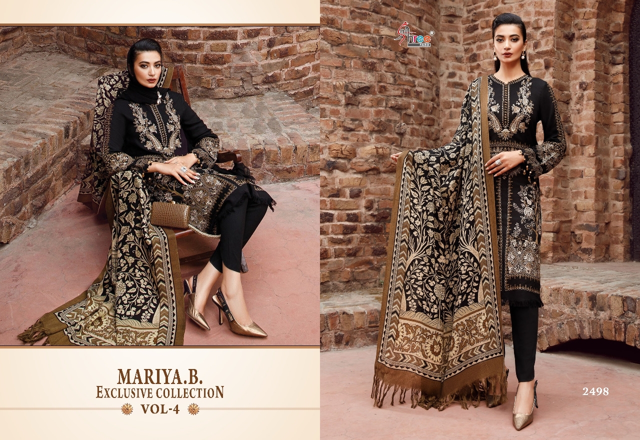 shree fab maria b exclusive collection vol 4 reyon elegant salwar suit with cotton dupatta catalog