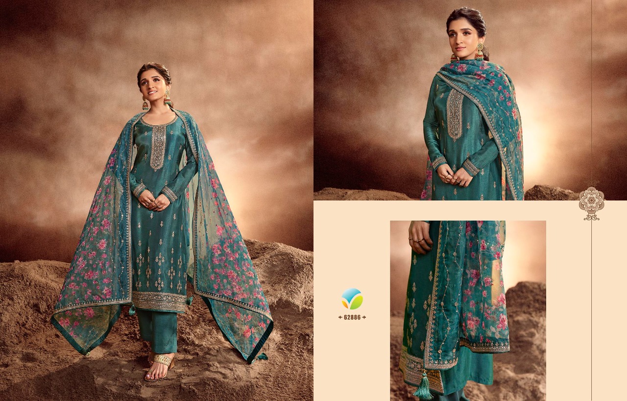 vinay fashion kaseesh Aashna dola decent embroidery look salwar suit catalog