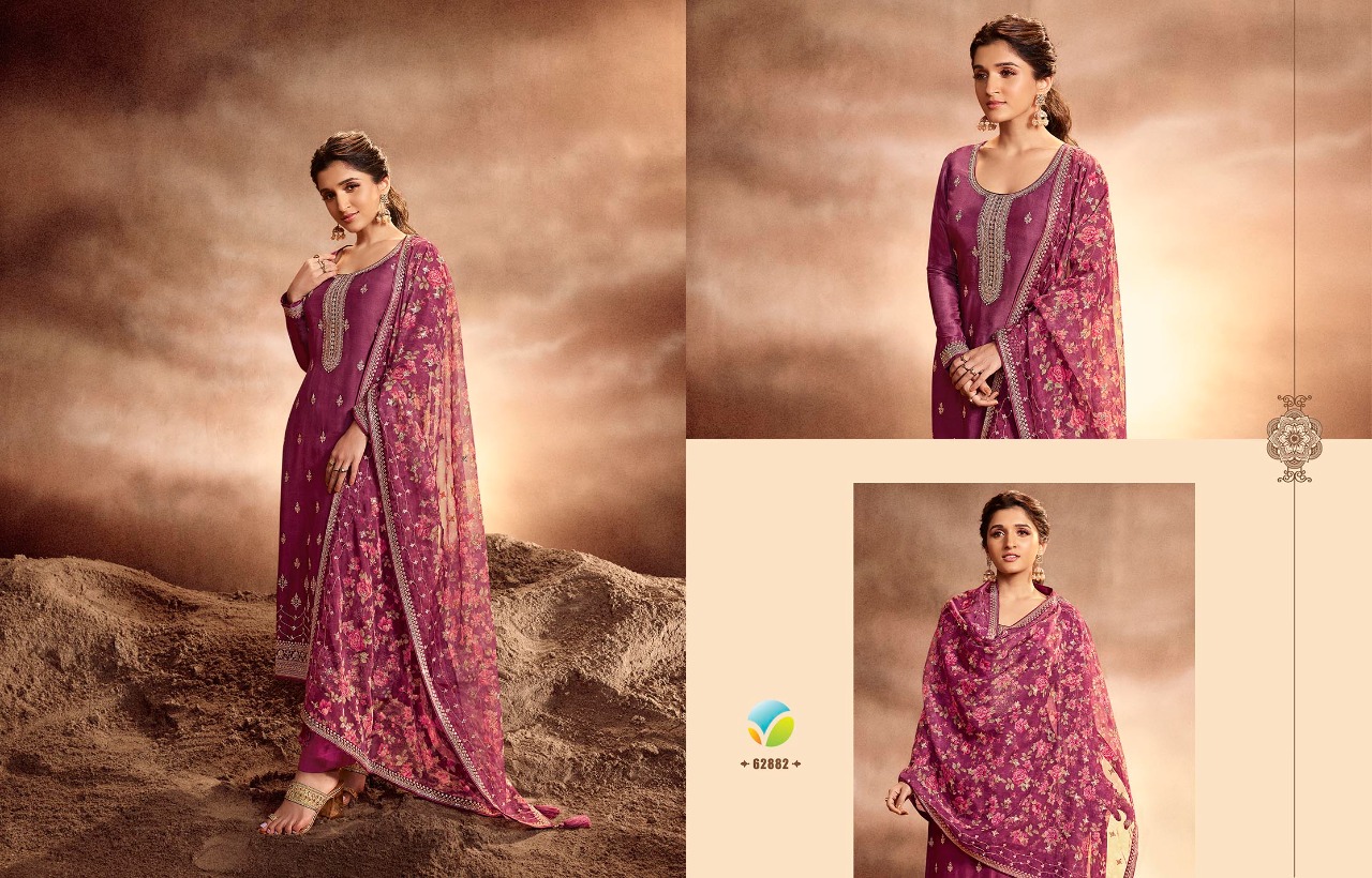 vinay fashion kaseesh Aashna dola decent embroidery look salwar suit catalog