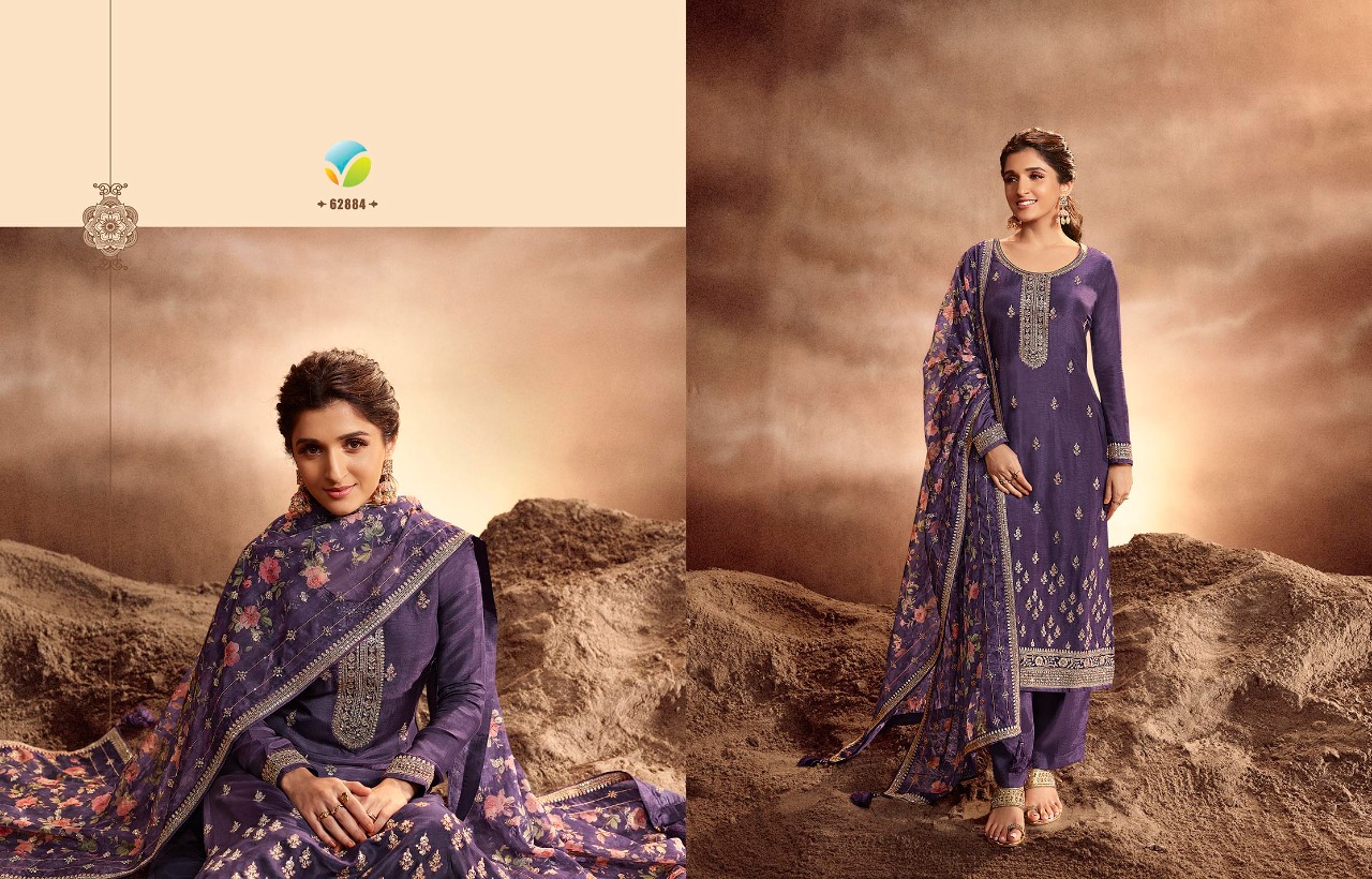 vinay fashion kaseesh Aashna dola decent embroidery look salwar suit catalog