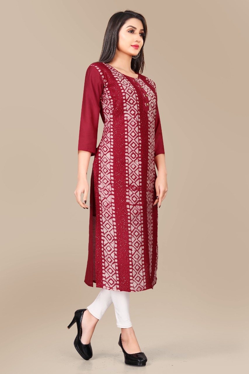 Wlosea fashion sku 5001 to 5005 chanderi elegant kurti size set