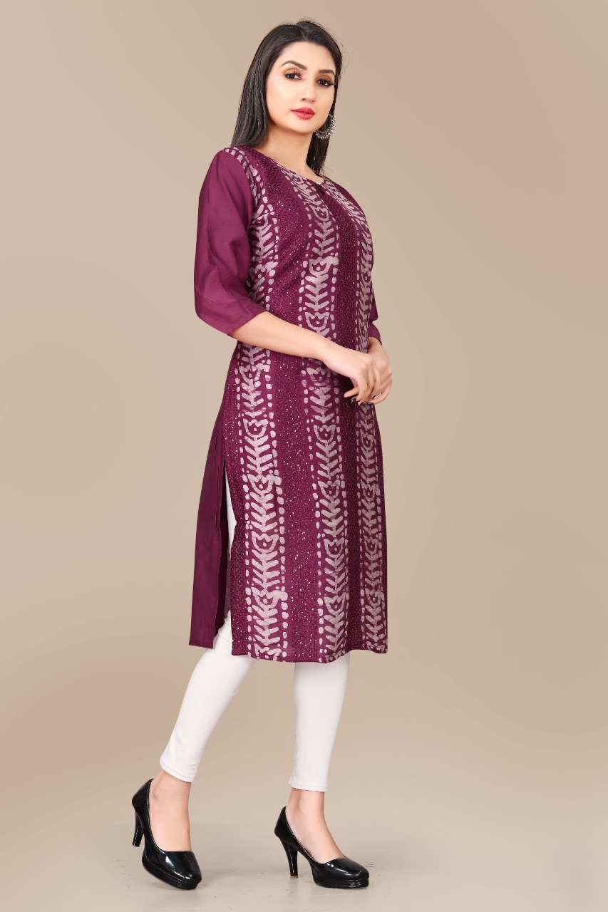 Wlosea fashion sku 5001 to 5005 chanderi elegant kurti size set