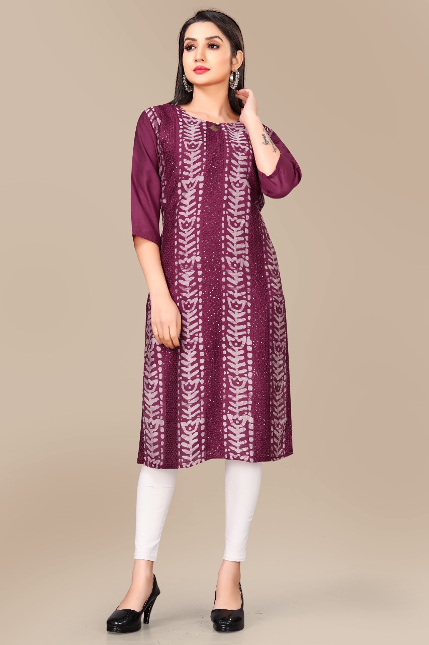 Wlosea fashion sku 5001 to 5005 chanderi elegant kurti size set