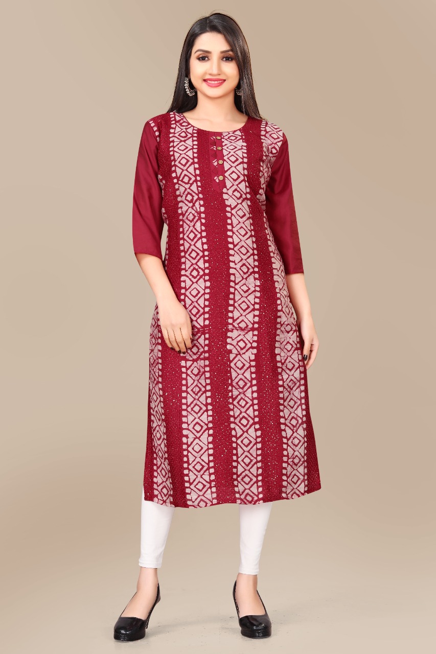 Wlosea fashion sku 5001 to 5005 chanderi elegant kurti size set